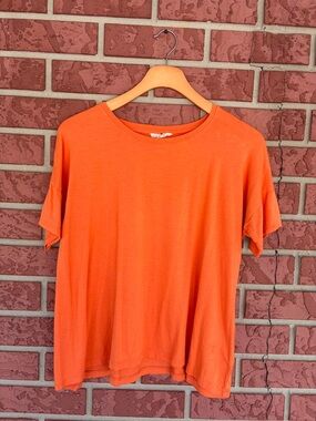 Copper Key Bright Orange Short Sleeve Crewneck Tee